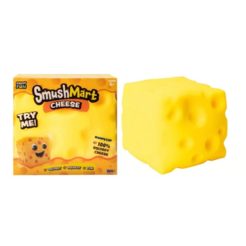 RMS Smush Mart-Cheese Squish toy fidget-NEW!